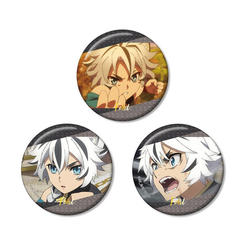 『盾の勇者の成り上がり Season 4』フォウル 場面写グリッター缶バッジ3個セット